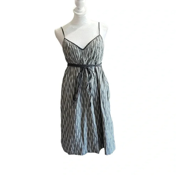 Converse women's size 4 grey striped spaghetti strap dress - Picture 1 of 5